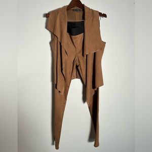 Tan Suede Set